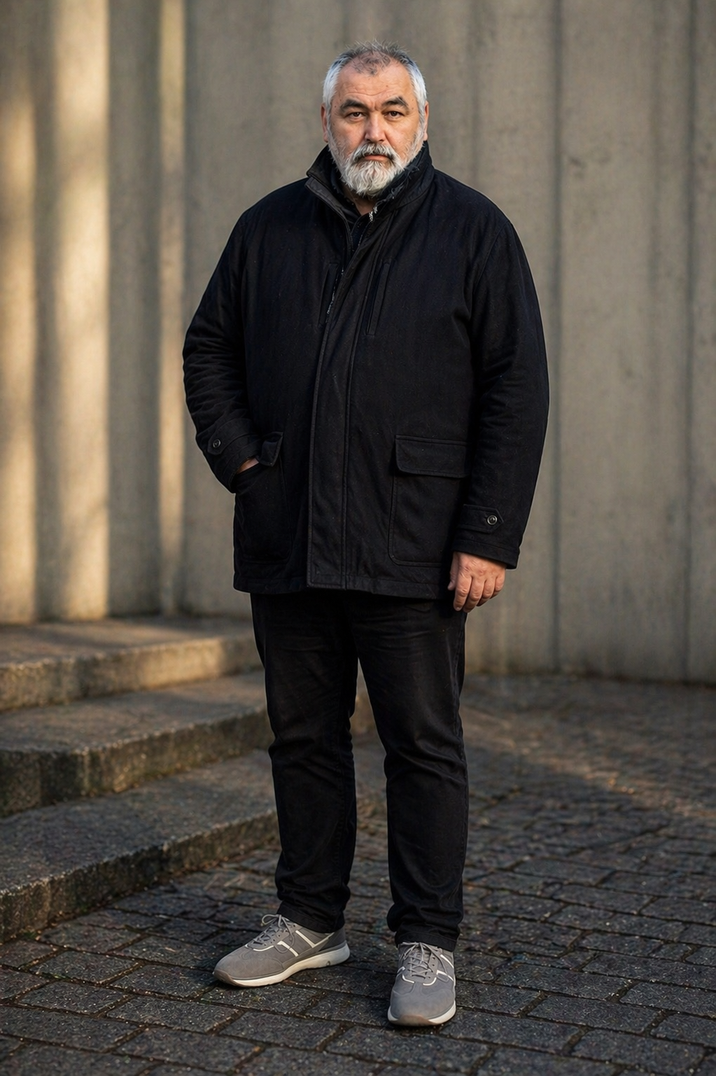 Gunter Matzka – Ganzkörper in dunkler Jacke